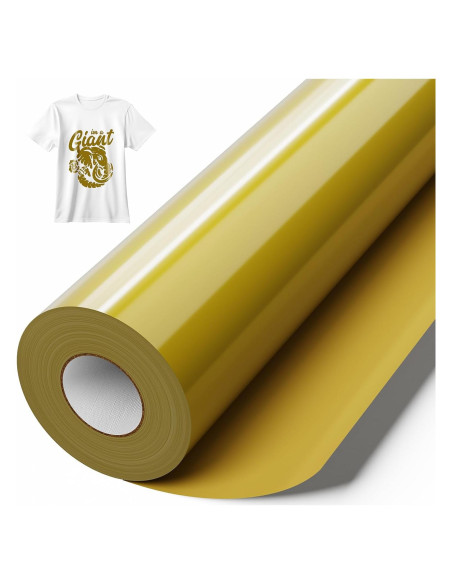 Vinilo de Transferencia de Calor Sileelis 12x10.67m Dorado Mate