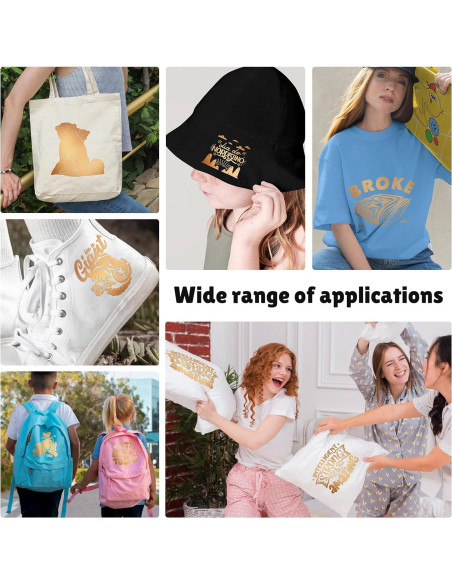 Vinilo de Transferencia de Calor Sileelis 12x10.67m Dorado Mate