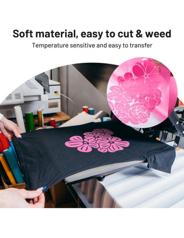 Vinilo de Transferencia de Calor Sileelis 12x10.67m Dorado Mate