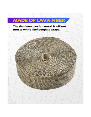 Envoltura Térmica de Escape SCUARI 2" x 15.24m Gris Verde