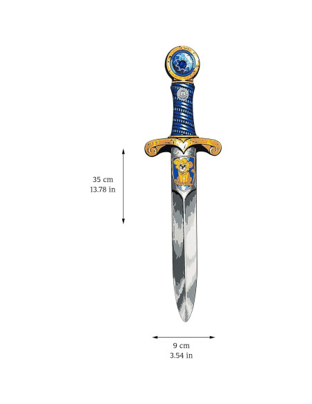 Espada de Espuma Liontouch Mini León Azul 35 cm para Niños 3-6 Años