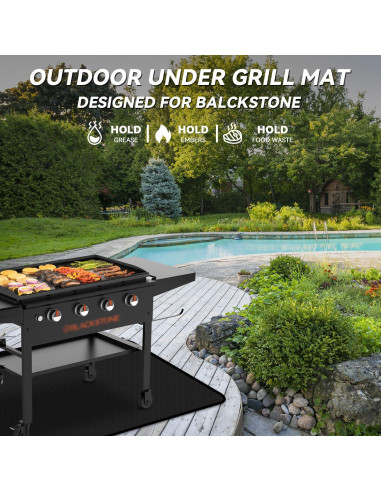 Manta Protectora para Grill Rumlick HDC-823 121.92x91.44 cm