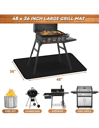 Manta Protectora para Grill Rumlick HDC-823 121.92x91.44 cm