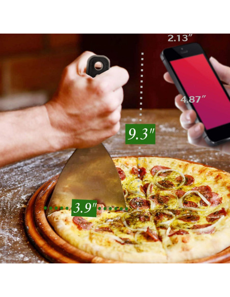 Juego de 2 raspadores de acero inoxidable Leonyo para cocina