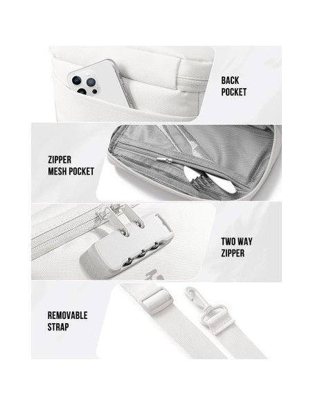 Bolsa de Almuerzo Aislante GLORIEROO Beige 8L Cerrable