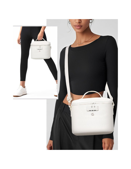 Bolsa de Almuerzo Aislante GLORIEROO Beige 8L Cerrable