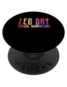 PopSockets PopGrip Adhesivo Día de Pierna Amputación Negro