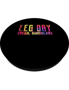 PopSockets PopGrip Adhesivo Día de Pierna Amputación Negro 2