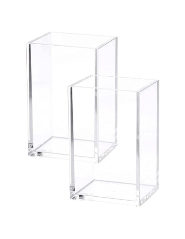 Soporte de Lápiz y Bolígrafo Acrílico HSYMQ - 2 Piezas
