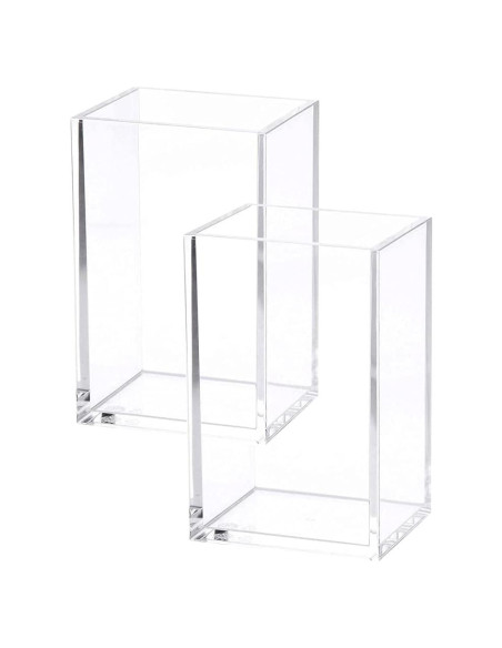 Soporte de Lápiz y Bolígrafo Acrílico HSYMQ - 2 Piezas Soporte de Lápiz y Bolígrafo Acrílico HSYMQ - 2 Piezas