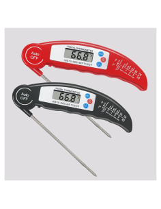 Termómetro Digital de Carne BTSEYAW con Sonda Plegable - Precisión 1.8F