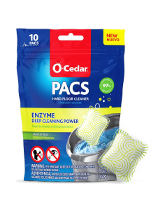 Limpiador de Suelos Duros O-Cedar PACS 10 Unidades Aroma Cítrico