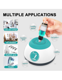 Mezclador Vortex LAB FISH VM200 Verde 3000 RPM 50ml 2