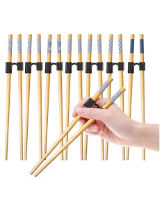 7 Pares de Palillos Reutilizables de Entrenamiento LYART 22.5cm