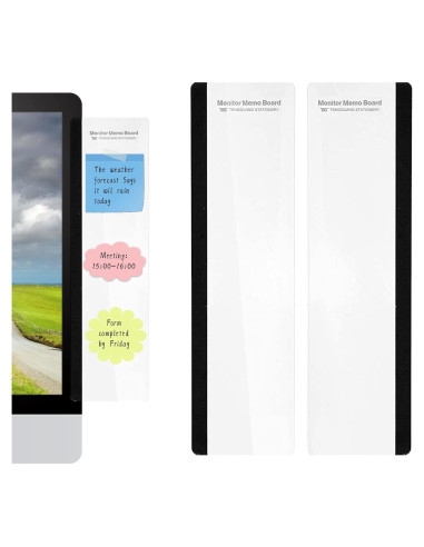 Tablero de Memoria Acrílico Edooi 27.9x7.9cm 2 Piezas