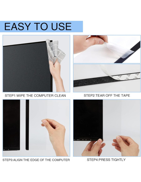 Tablero de Memoria Acrílico Edooi 27.9x7.9cm 2 Piezas