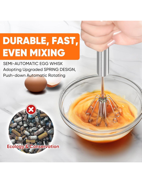 Batidor de Huevos Newness 30.48 CM Acero Inoxidable 2 Pack