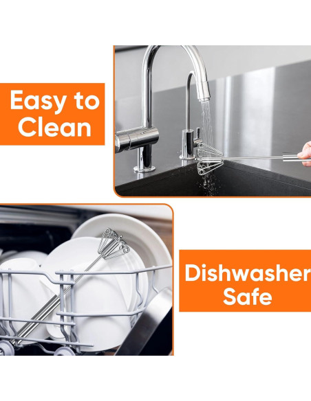 Batidor de Huevos Newness 30.48 CM Acero Inoxidable 2 Pack