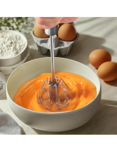 Batidor de Huevos Newness 30.48 CM Acero Inoxidable 2 Pack