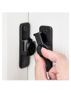 Cerradura de Pestillo de Seguridad INIRET Negra 2.54cm