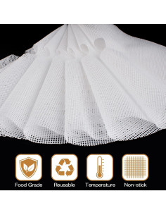 Paquete de 8 Hojas de Silicona DOSTK 33 cm Antiadherentes 2