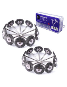 Juego de Cepillos de Alambre ATOPLEE 20 Piezas 25mm