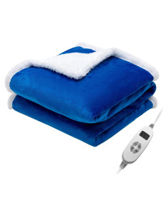 Manta Eléctrica Calentada Giantex 127x152 cm 10 Niveles Calor