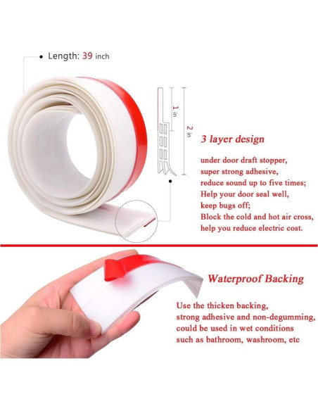 Barrera de Puerta Grande Zhajiang 2 Paquetes 8.6 cm x 99.1 cm