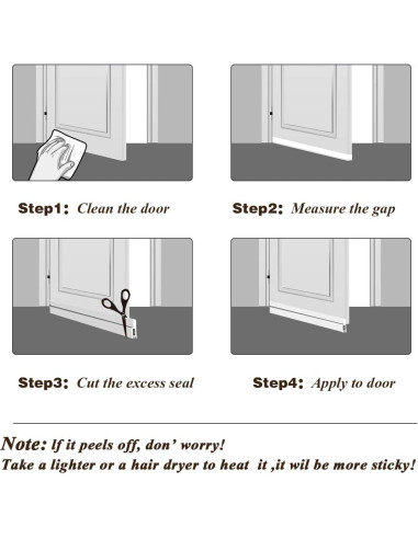 Barrera de Puerta Grande Zhajiang 2 Paquetes 8.6 cm x 99.1 cm