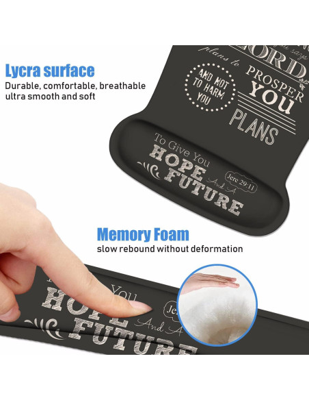 Soporte de Muñeca Ergonómico DEHJYYIJUY + Reposamuñecas