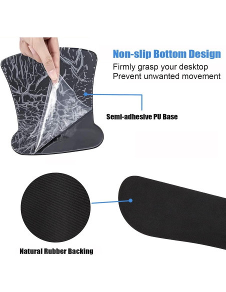 Soporte de Muñeca Ergonómico DEHJYYIJUY + Reposamuñecas