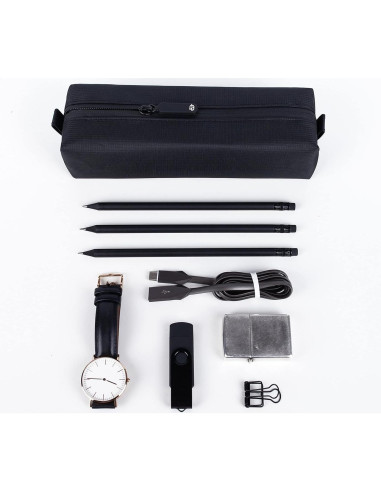 Bolsa de Aseo Pequeña Comfyable Negra para Viajes 21.6 cm