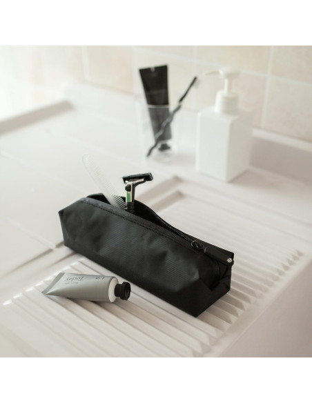 Bolsa de Aseo Pequeña Comfyable Negra para Viajes 21.6 cm