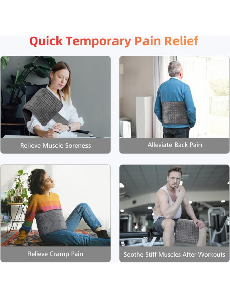 Almohadilla Térmica Comfier CF-019F3 12x24" 6 Niveles Calor