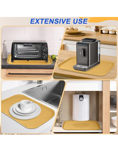 Alfombrilla de Silicona para Mascotas SMILOOL 48.3x30.5cm Beige