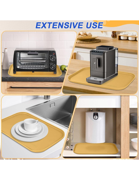 Alfombrilla de Silicona para Mascotas SMILOOL 48.3x30.5cm Beige