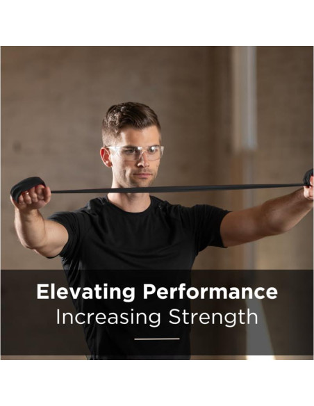 Juego de Bandas de Resistencia THERABAND Azul y Negro 1.52m