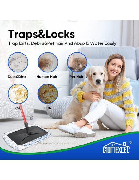 Almohadillas de Microfibra Reutilizables HOMEXCEL - Paquete de 2