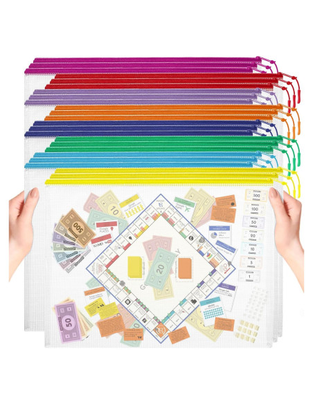 24 Bolsas de Almacenamiento de Malla YOPCDJ A3 43x30 cm