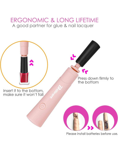 Agitador Eléctrico de Esmalte Brillirare - Mezclador Silencioso 25000rpm