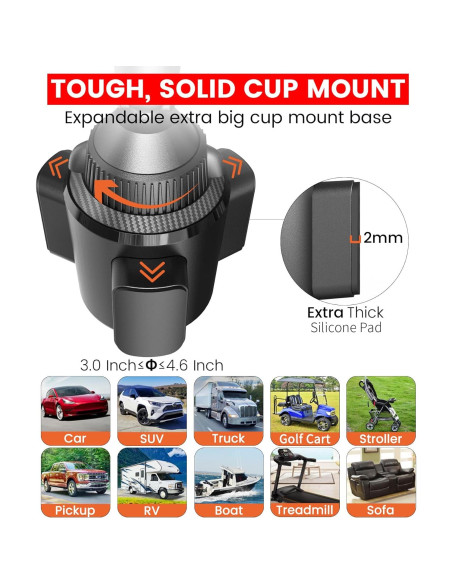 Soporte para Teléfono de Coche Wiiki-Tech H9-Y1B Ajustable