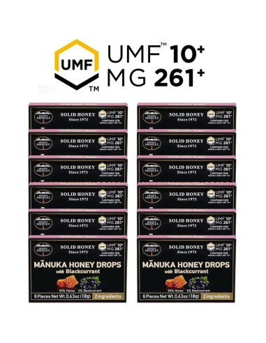 Gotas de Miel Manuka Gota de Miel UMF10+ Sabor Grosella Negra