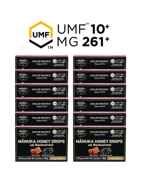 Gotas de Miel Manuka Gota de Miel UMF10+ Sabor Grosella Negra