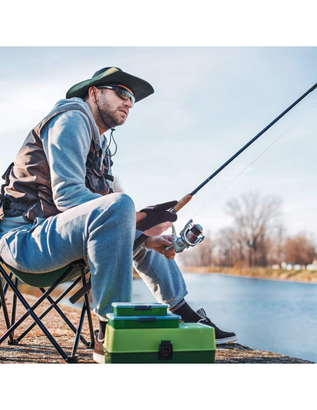 Guante de Pesca Profesional Uniwit - Antideslizante, Ajustable