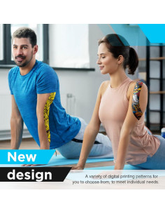 Cinta Kinesiológica CINTA OK Hipoalergénica 2 Rollos Cebra 2