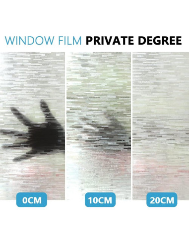 Película de Ventana Privada Typumpkin 44.5x199.4 cm Esmerilada
