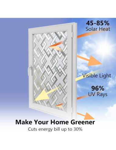 Película de Privacidad Kromapolis 44.5x200 cm Vinilo UV