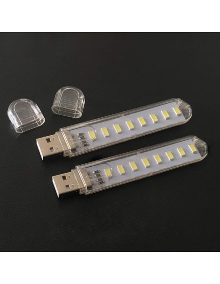 Luz Nocturna LED Portátil USB OUOU 3 Piezas 1.2W