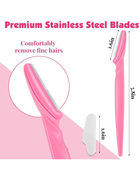 100 Navajas de Cejas y Cara Phyyixs - Seguras y Amigables