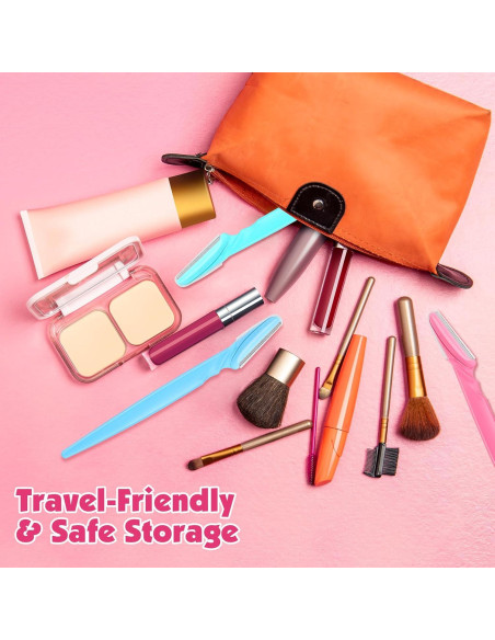 100 Navajas de Cejas y Cara Phyyixs - Seguras y Amigables